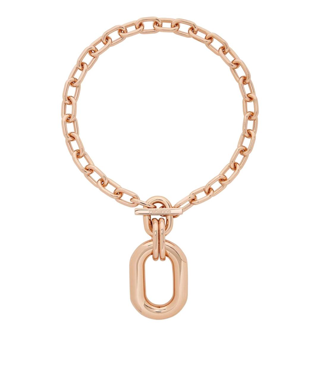 PACO RABANNE Розовое металлическое колье, фото 1