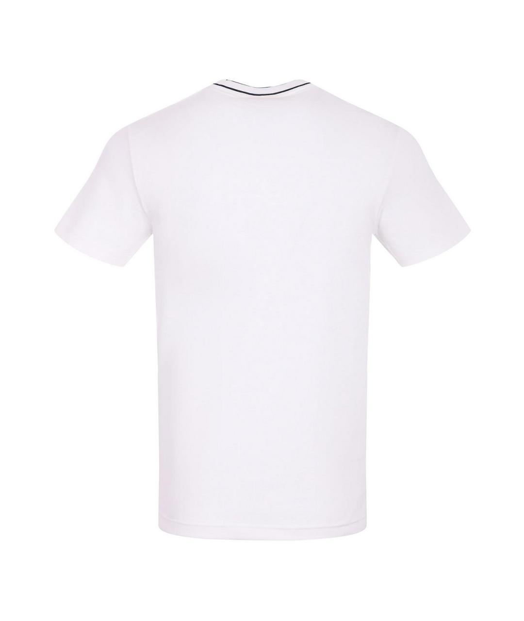 LACOSTE Бежевая хлопковая футболка, фото 3