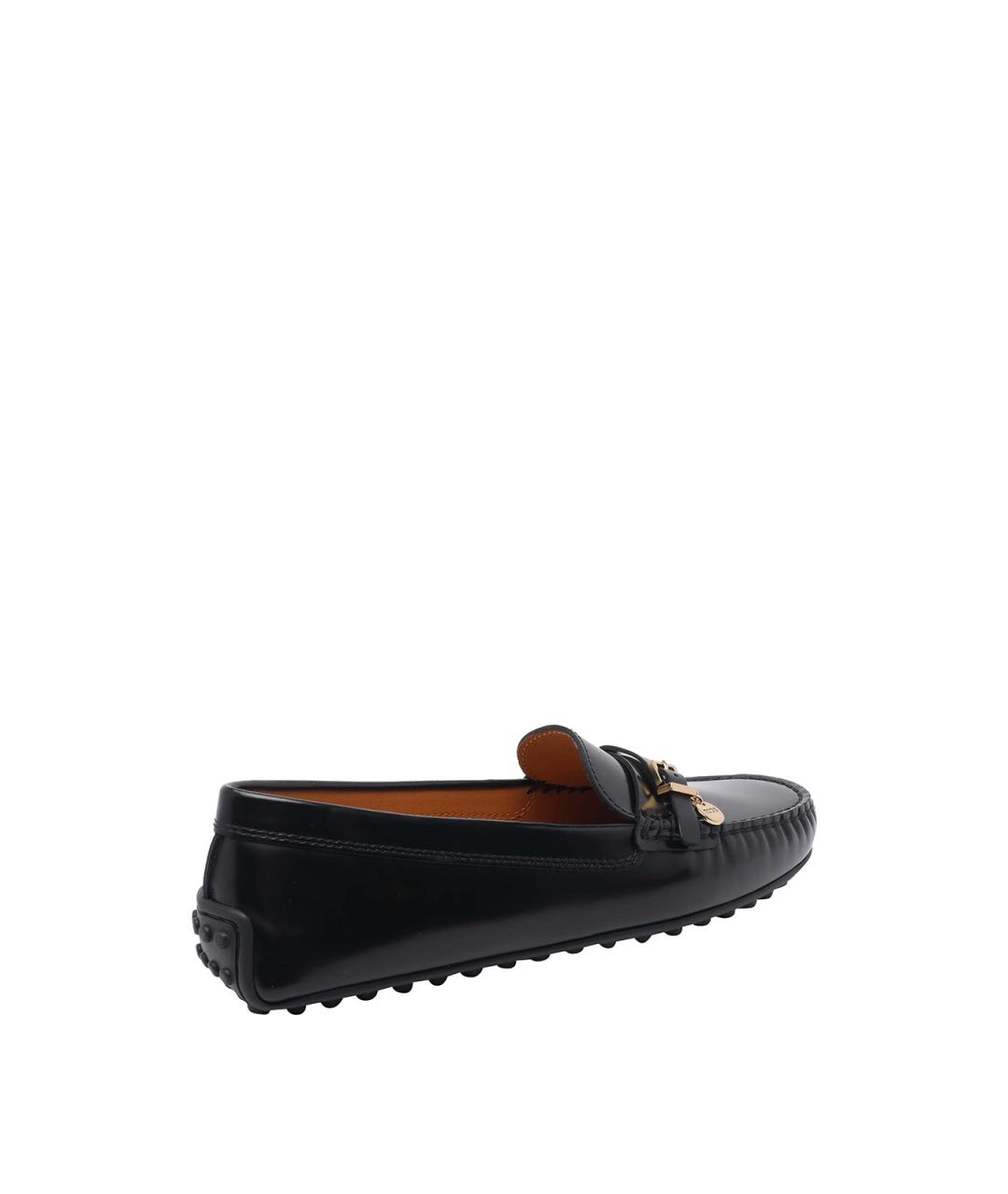 TOD'S Черные кожаные лоферы, фото 4