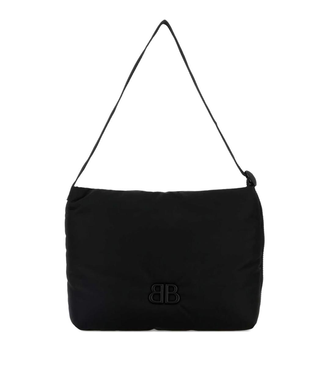 BALENCIAGA Черная хлопковая сумка на плечо, фото 1