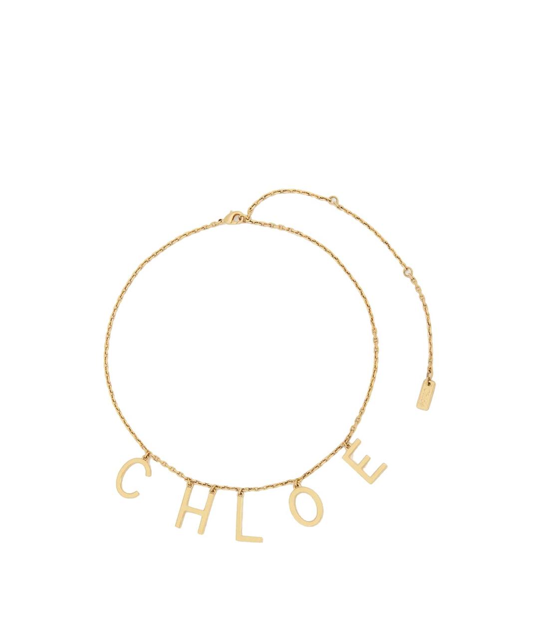 CHLOE Золотое колье из желтого золота, фото 1