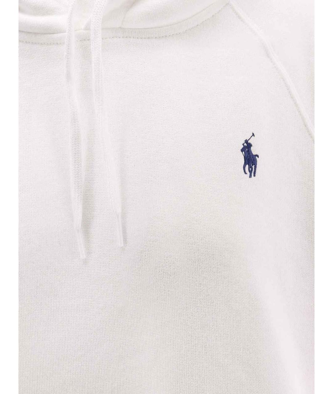POLO RALPH LAUREN Белый полиэстеровый джемпер / свитер, фото 3