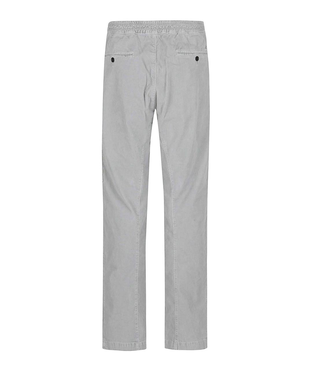 CP COMPANY Серые хлопковые повседневные брюки, фото 2