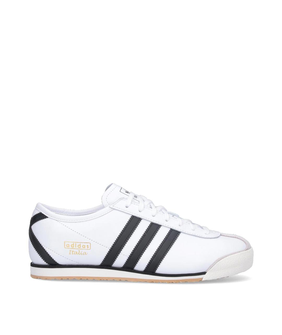 ADIDAS Белые кожаные низкие кроссовки / кеды, фото 1