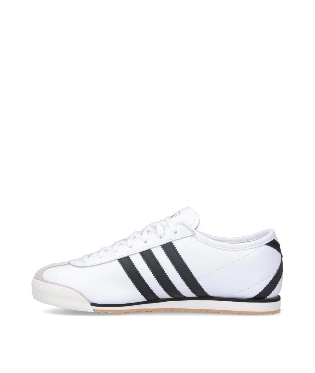 ADIDAS Белые кожаные низкие кроссовки / кеды, фото 3