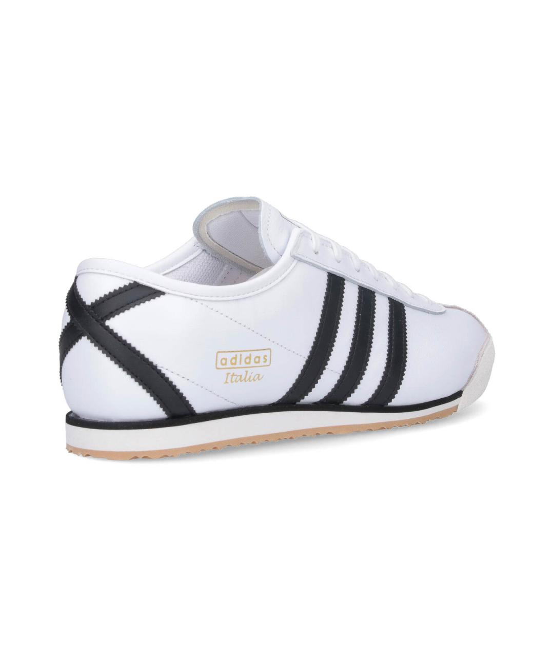 ADIDAS Белые кожаные низкие кроссовки / кеды, фото 4