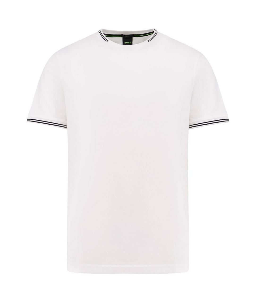 HUGO BOSS Белая хлопковая футболка, фото 1