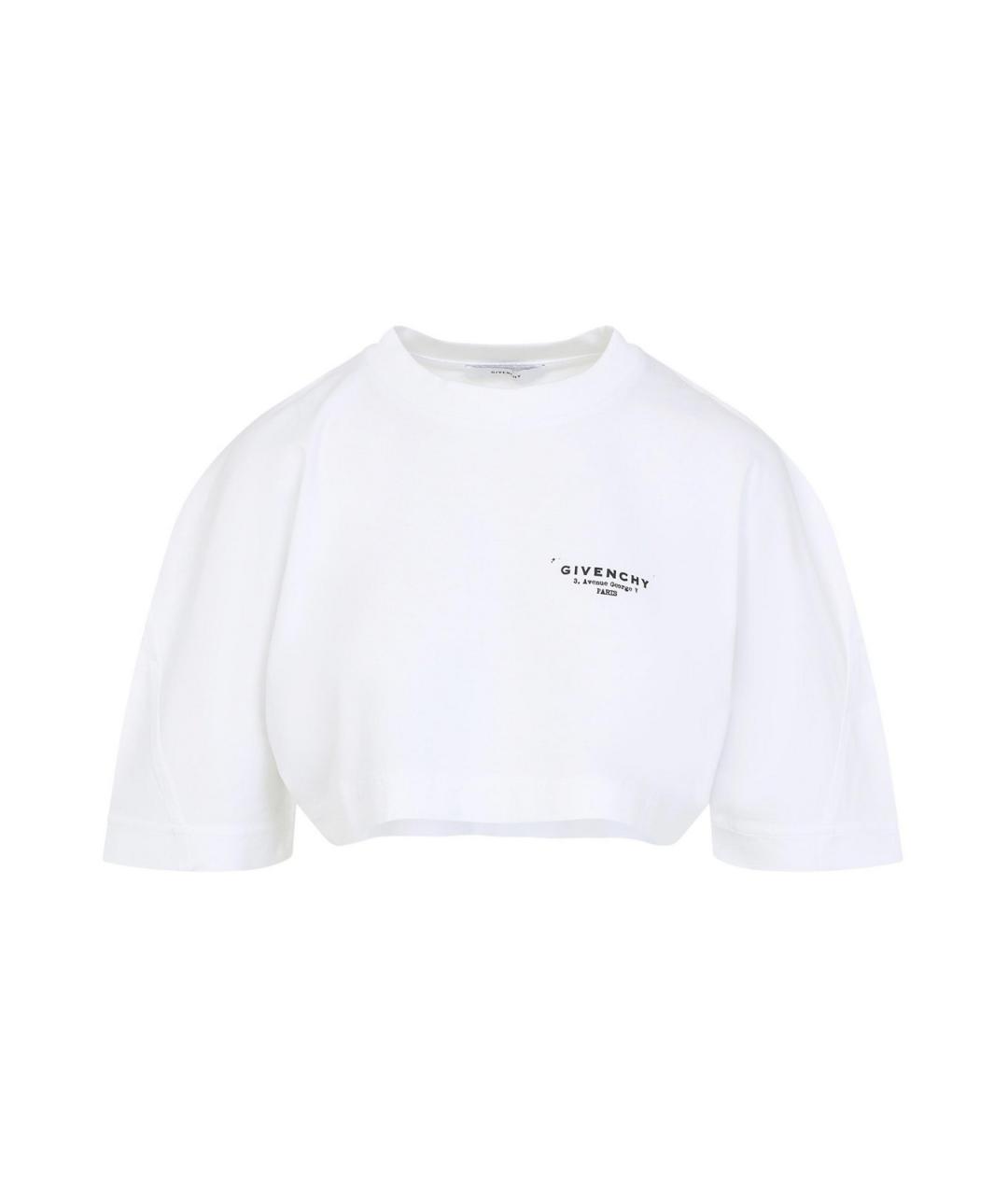 GIVENCHY Белая хлопковая футболка, фото 1