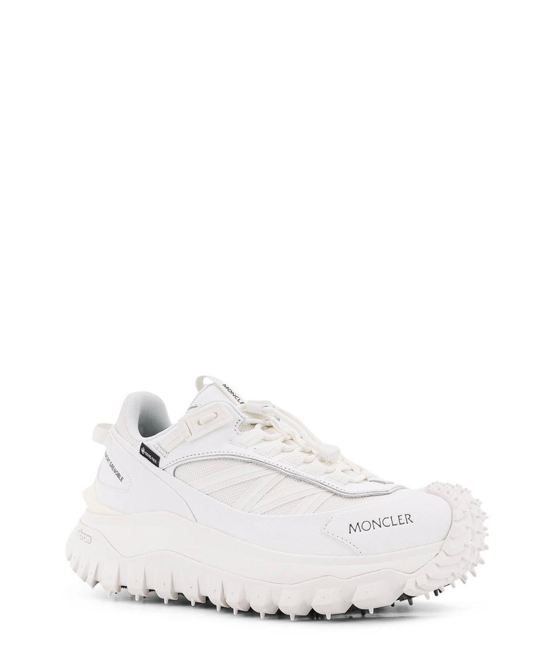 MONCLER Белые резиновые кроссовки, фото 2