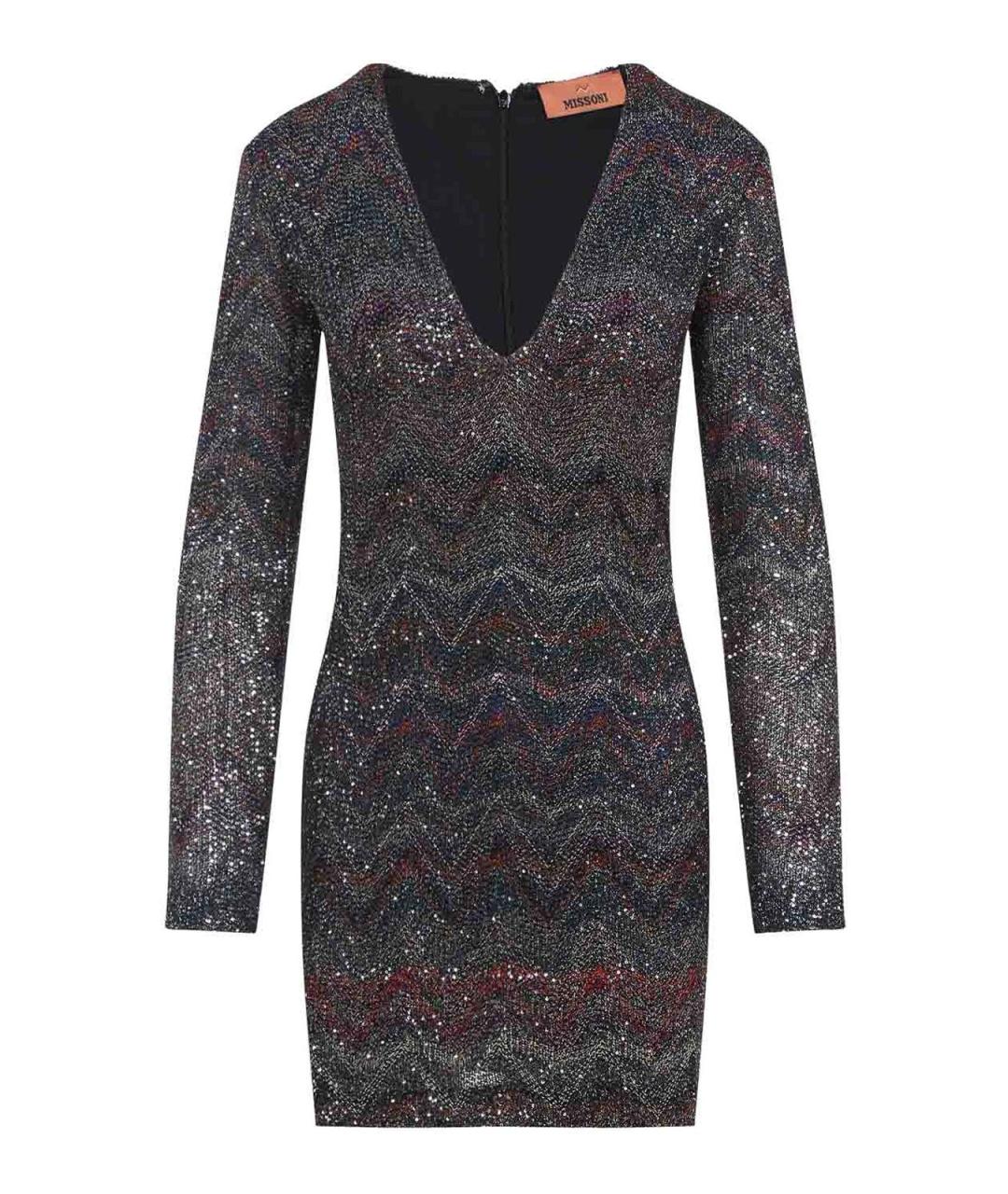 MISSONI Мульти вискозное повседневное платье, фото 1