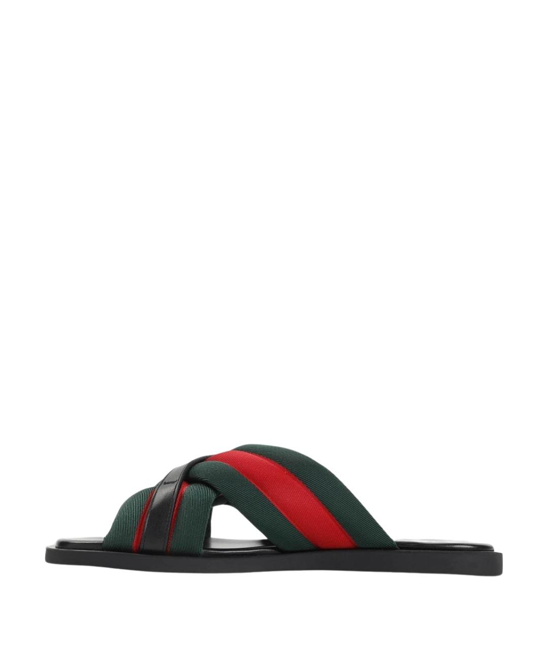 GUCCI Черные сандалии, фото 1