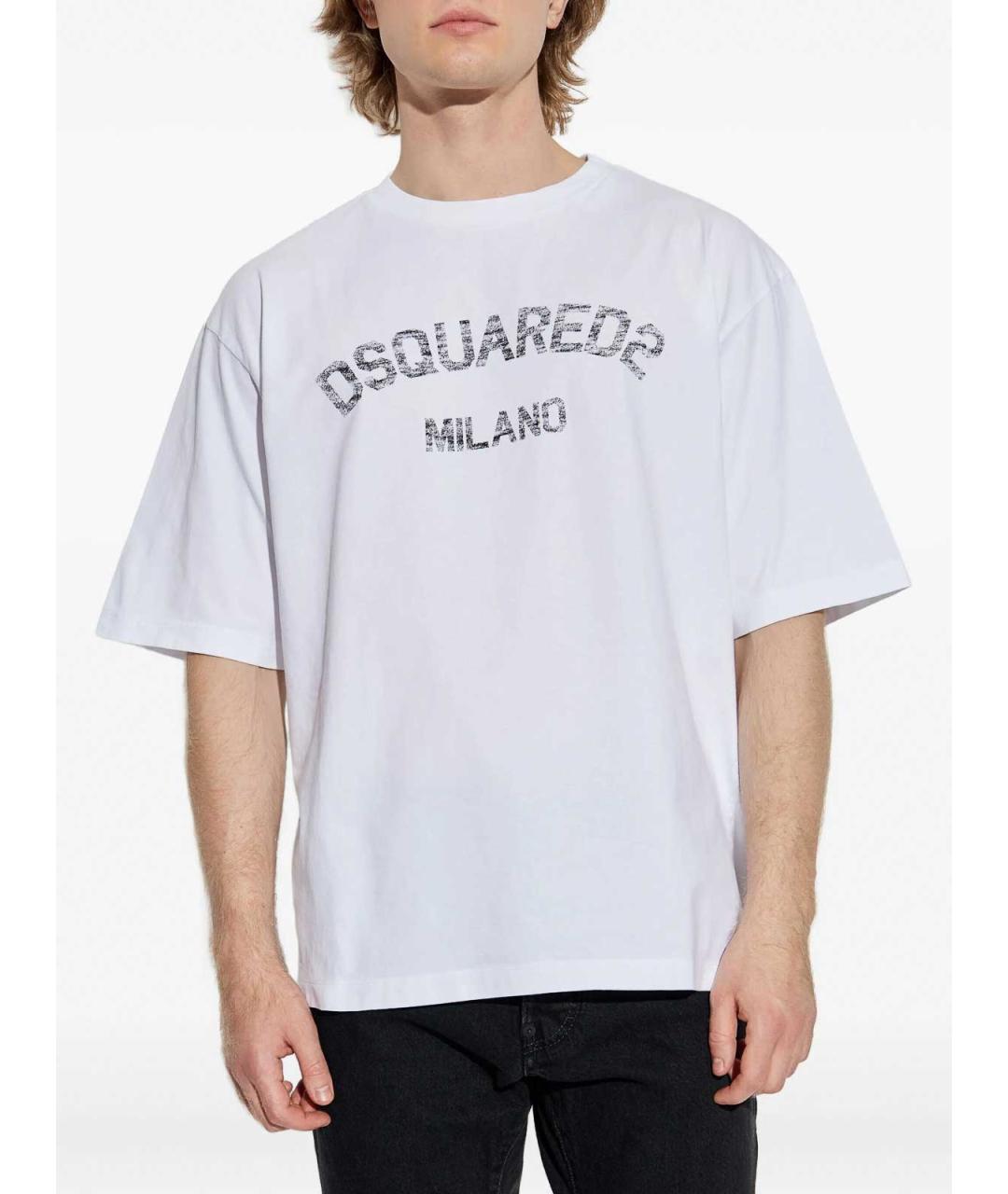 DSQUARED2 Фиолетовая хлопковая футболка, фото 3