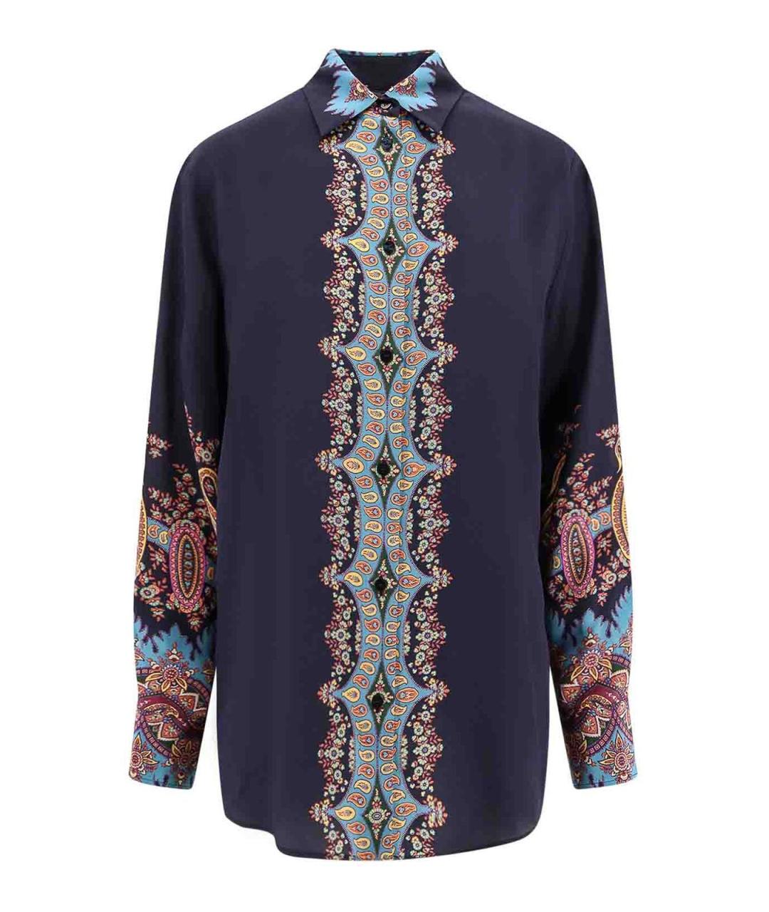 ETRO Мульти шелковая рубашка, фото 1