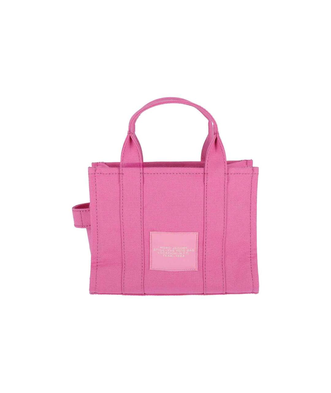MARC JACOBS Розовая хлопковая сумка тоут, фото 3