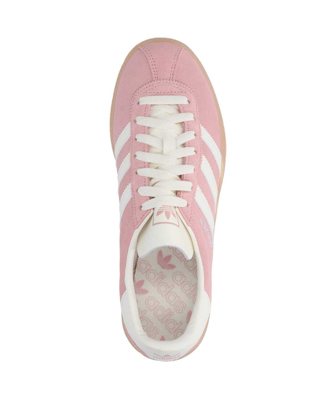 ADIDAS Розовые замшевые кеды, фото 5