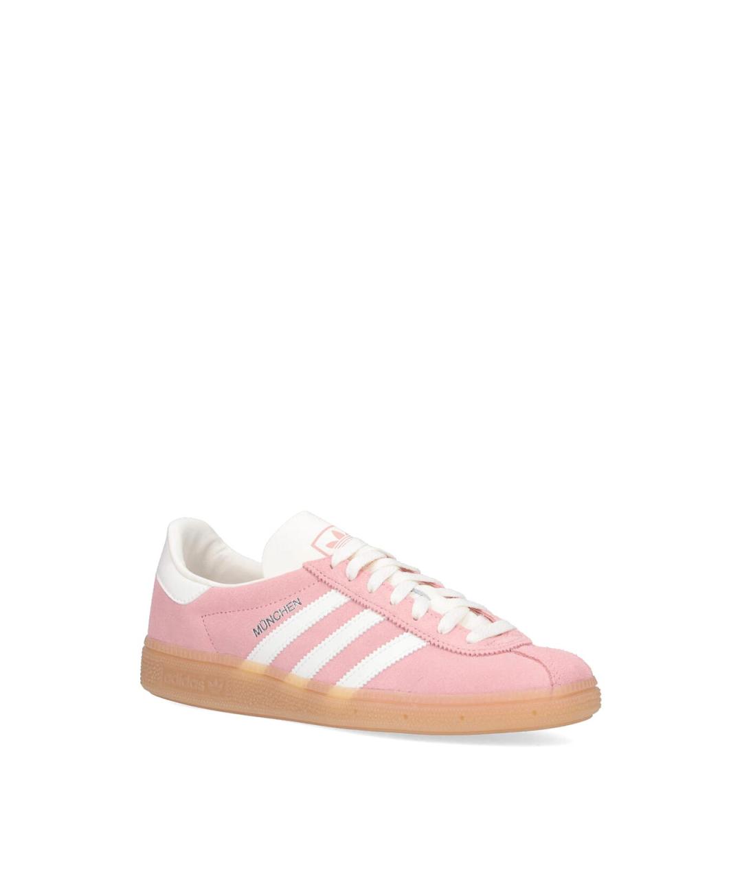 ADIDAS Розовые замшевые кеды, фото 2