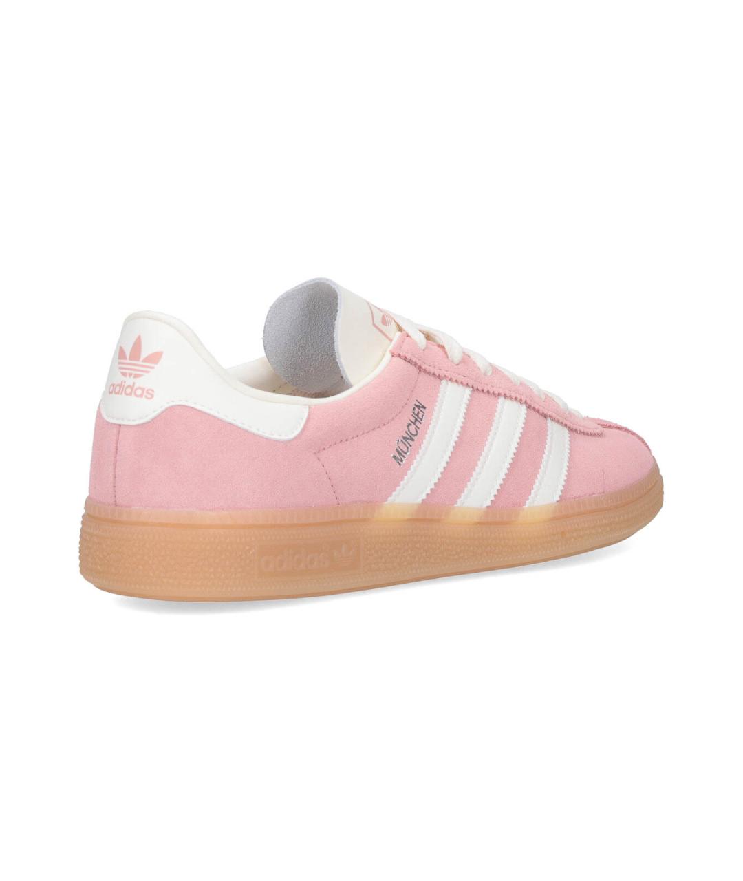 ADIDAS Розовые замшевые кеды, фото 4