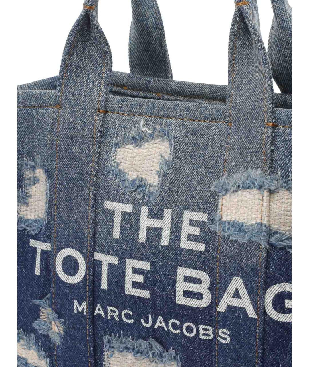 MARC JACOBS Синяя хлопковая сумка через плечо, фото 4