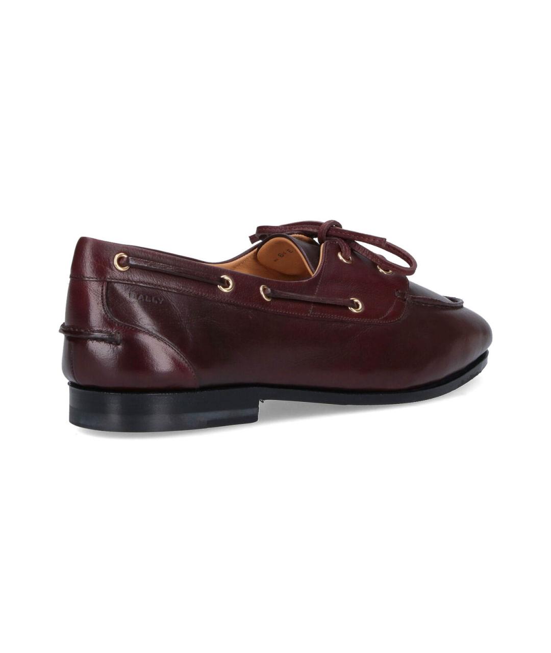 BALLY Коричневые кожаные лоферы, фото 4