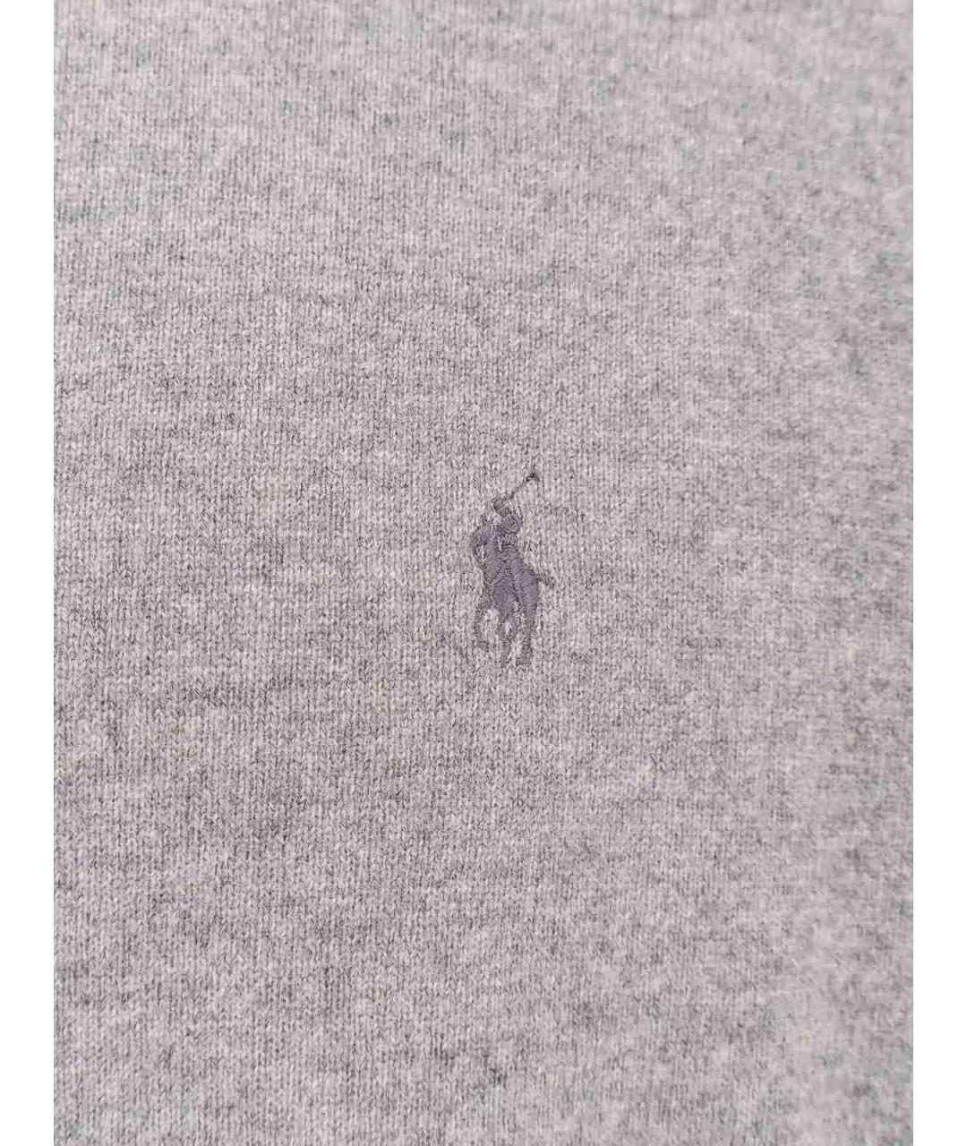POLO RALPH LAUREN Серый шерстяной кардиган, фото 3