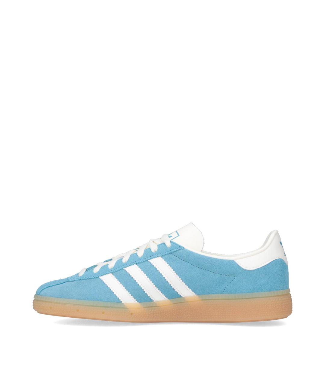 ADIDAS Голубые замшевые кеды, фото 3