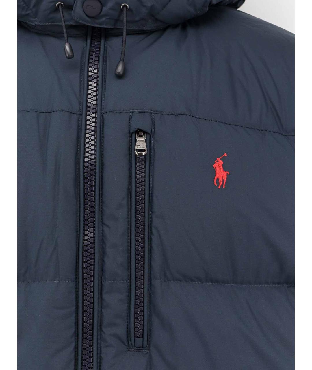 POLO RALPH LAUREN Синий полиэстеровый пуховик, фото 3