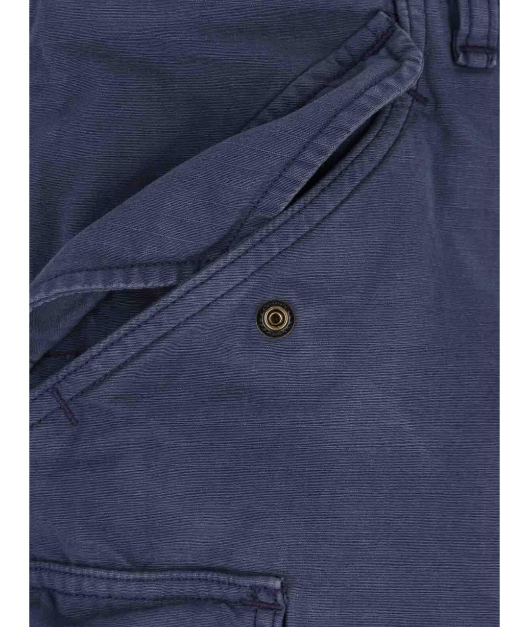 POLO RALPH LAUREN Синие хлопковые шорты, фото 4