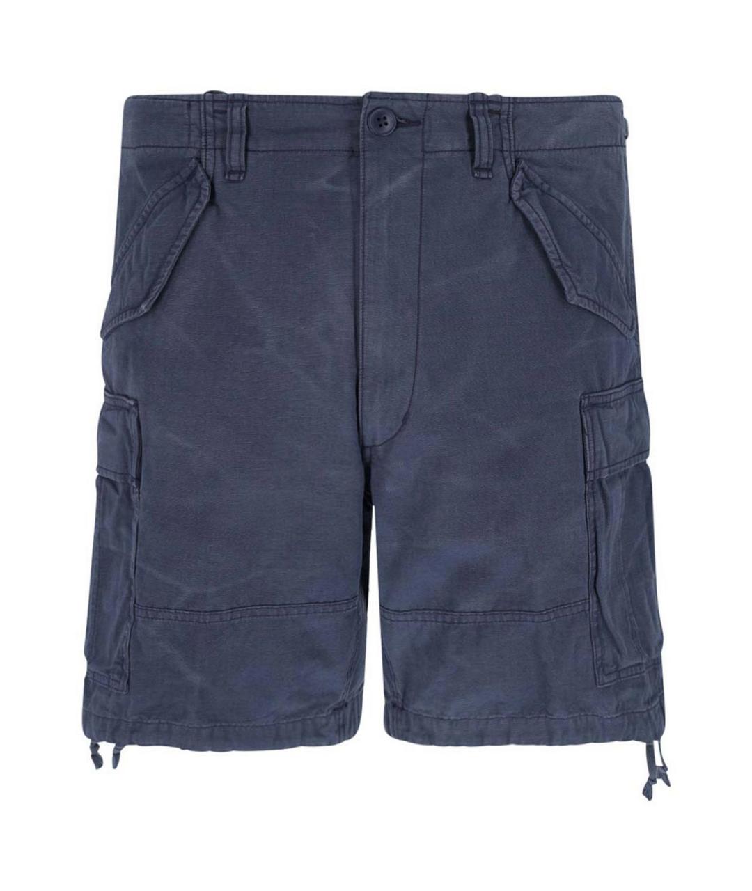 POLO RALPH LAUREN Синие хлопковые шорты, фото 1
