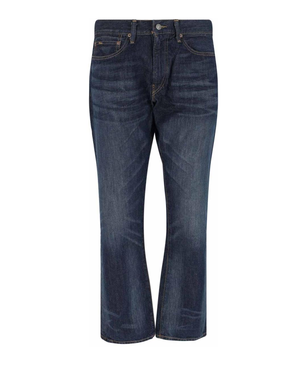 POLO RALPH LAUREN Синие хлопковые джинсы, фото 1