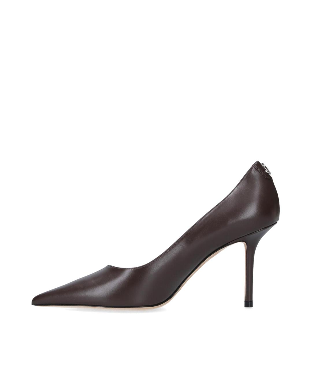 JIMMY CHOO Коричневые кожаные туфли, фото 3