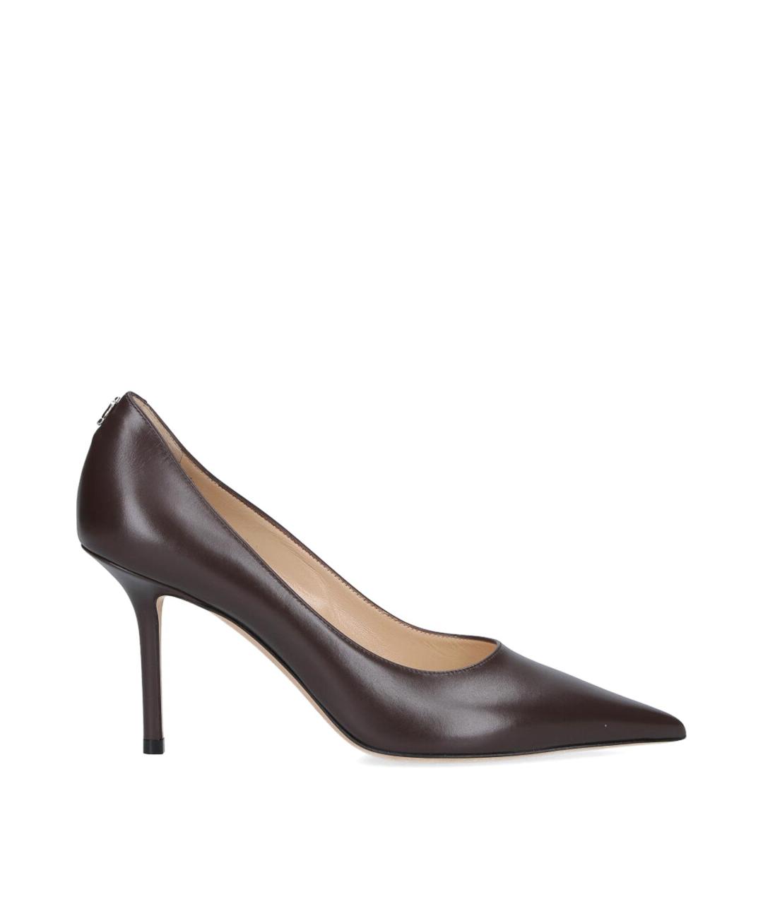 JIMMY CHOO Коричневые кожаные туфли, фото 1