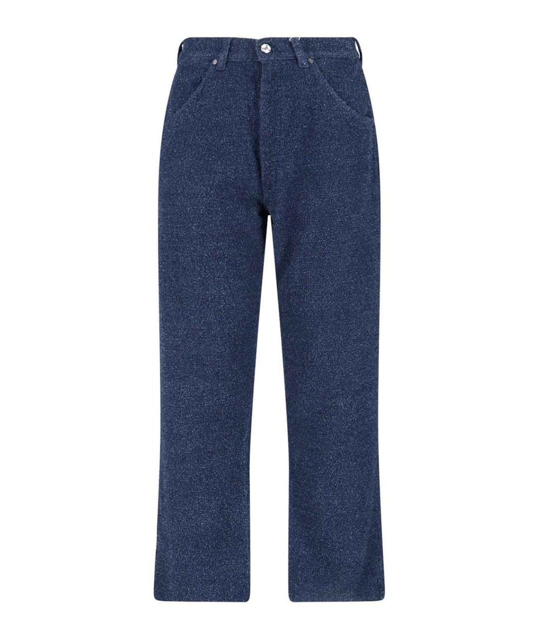 VIVIENNE WESTWOOD Синие хлопковые повседневные брюки, фото 1