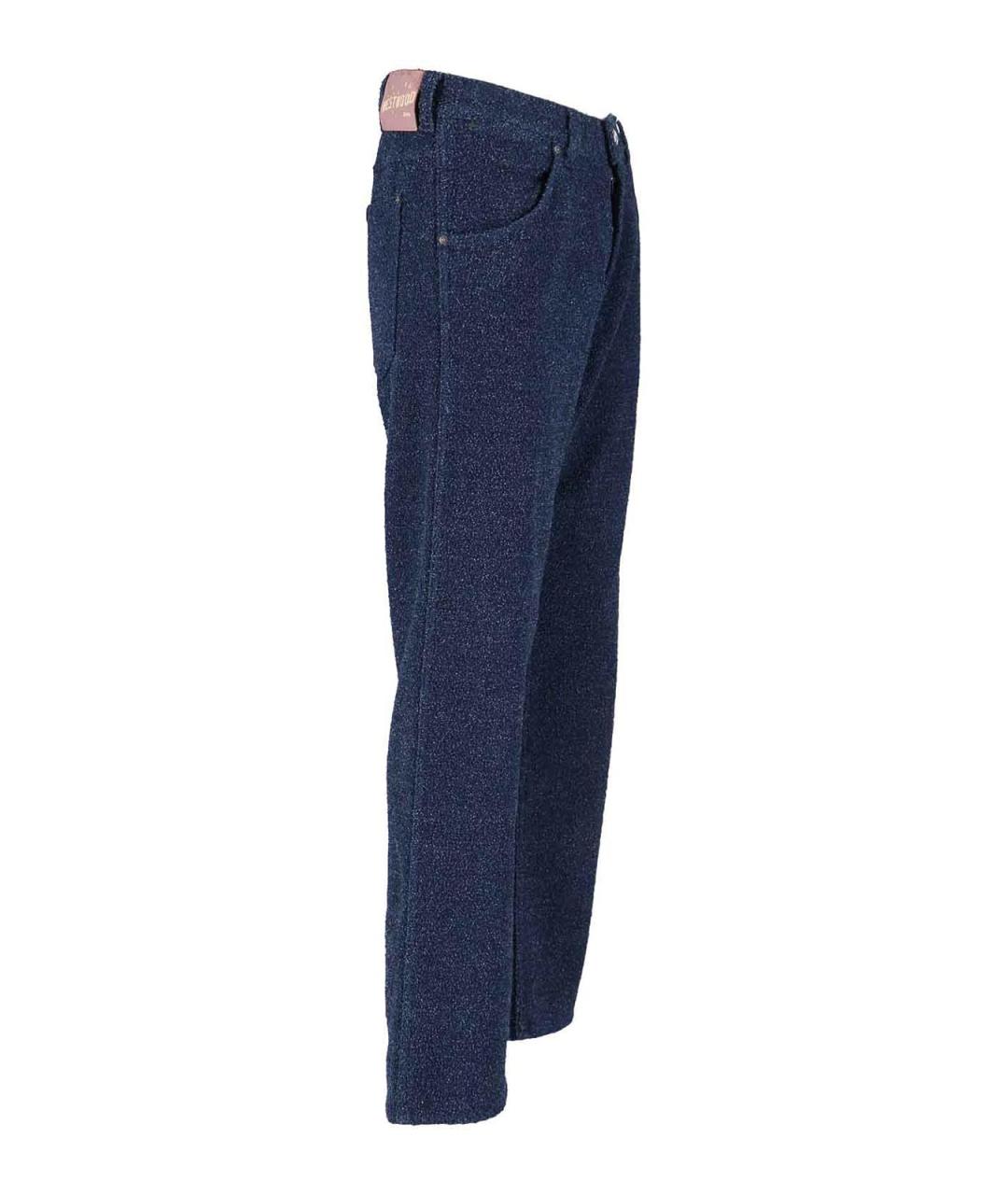 VIVIENNE WESTWOOD Синие хлопковые повседневные брюки, фото 3