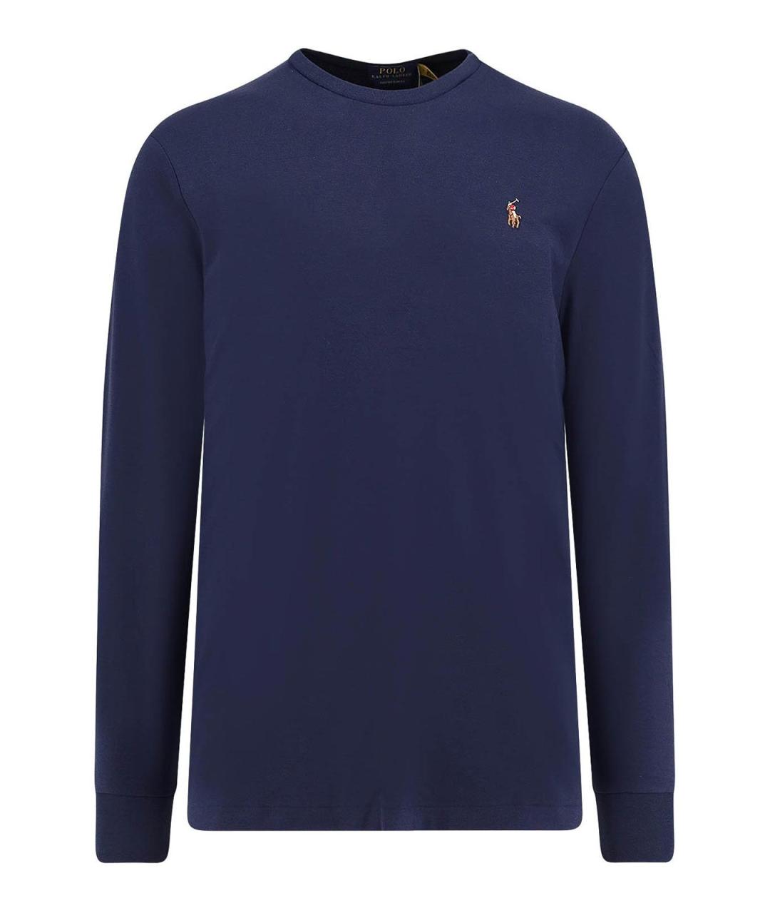 POLO RALPH LAUREN Синяя хлопковая футболка, фото 1