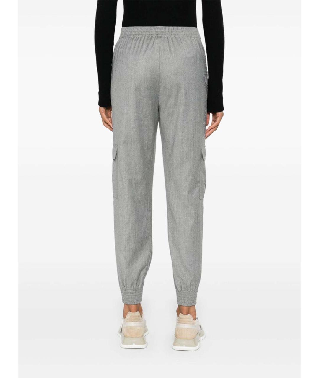 ERMANNO SCERVINO Серые спортивные брюки и шорты, фото 3