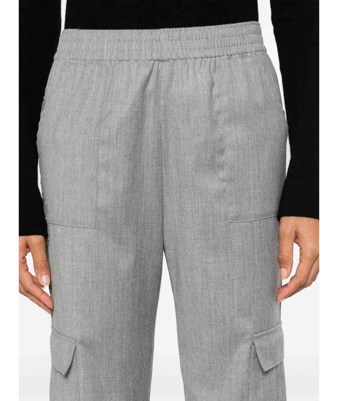 ERMANNO SCERVINO Серые спортивные брюки и шорты, фото 2