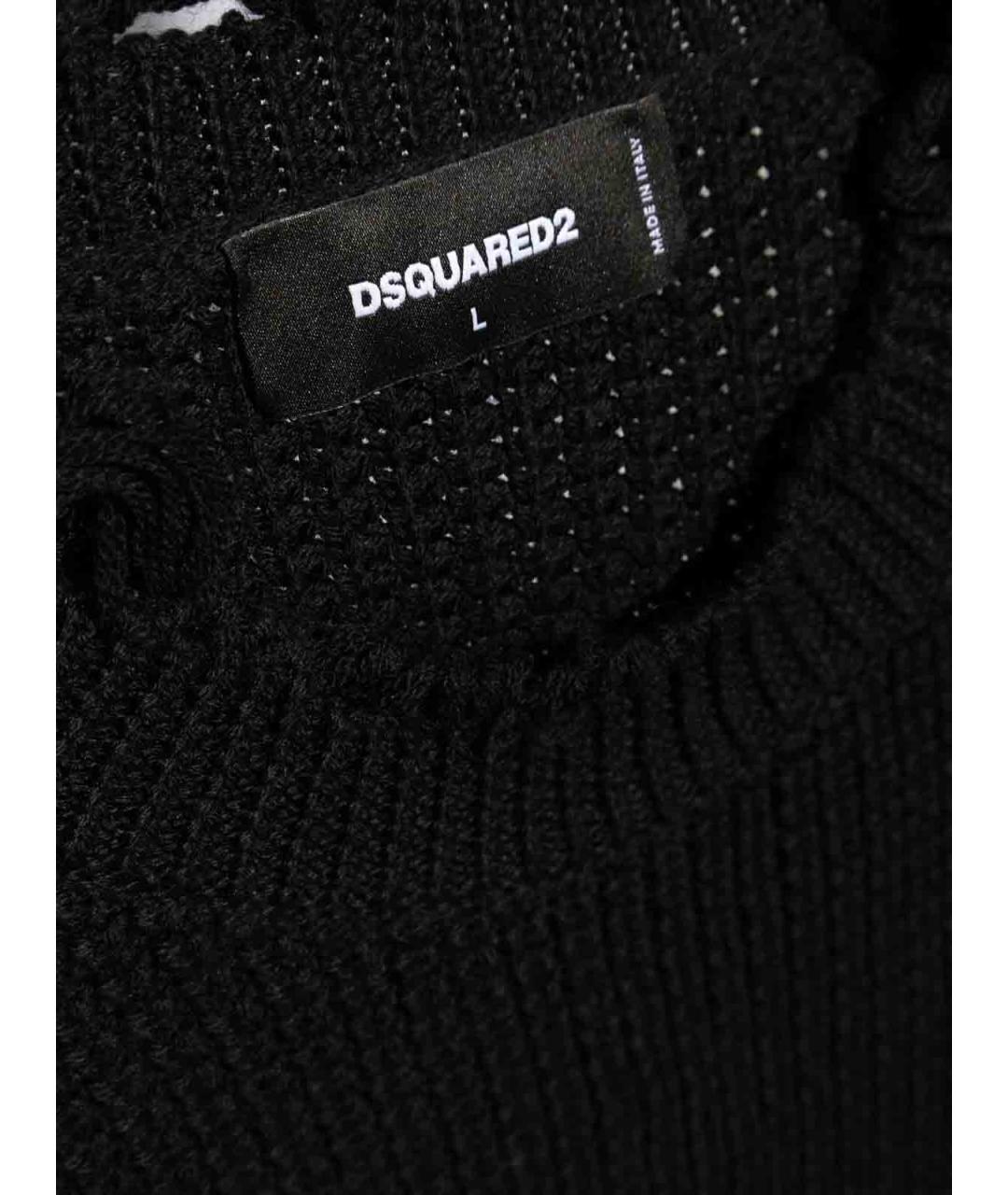 DSQUARED2 Черный джемпер / свитер, фото 2