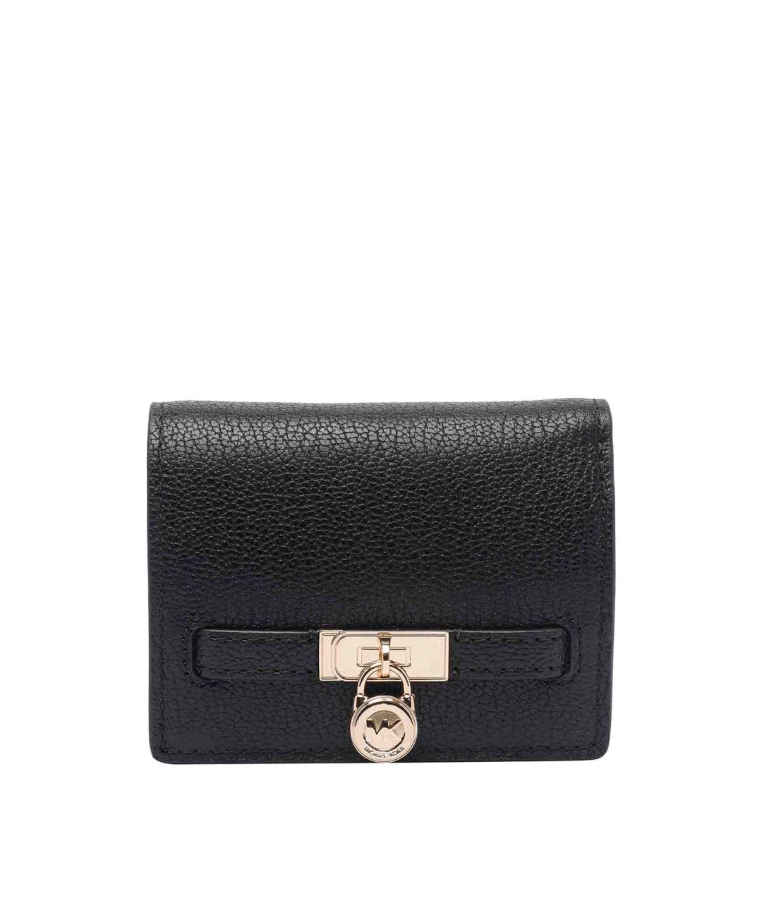 MICHAEL MICHAEL KORS Черный кожаный кошелек, фото 1