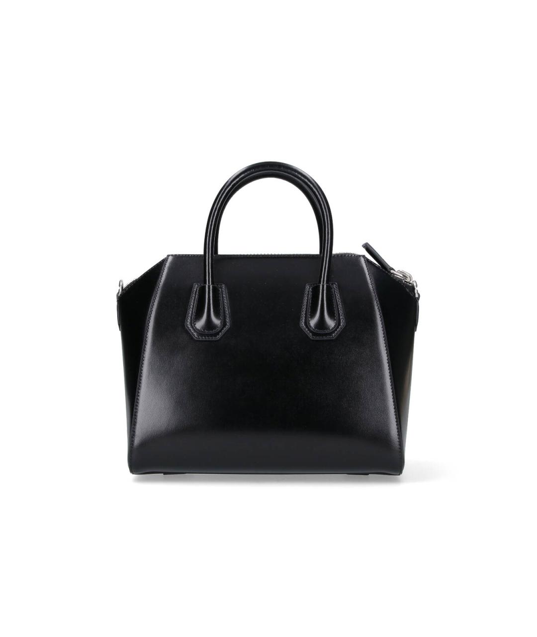 GIVENCHY Черная кожаная сумка тоут, фото 3