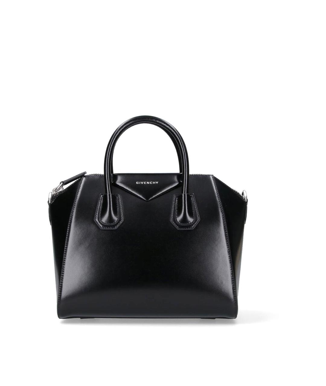 GIVENCHY Черная кожаная сумка тоут, фото 1
