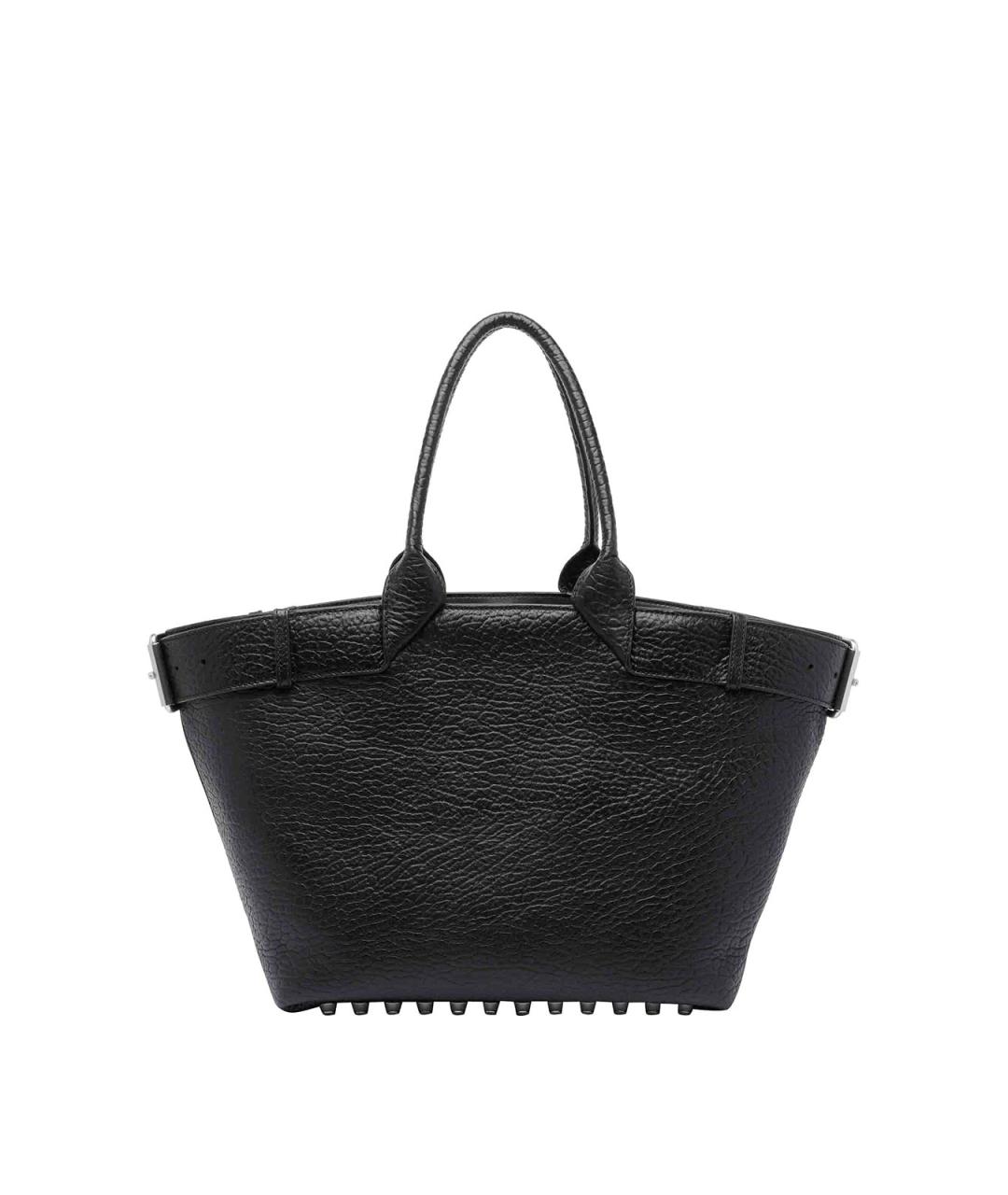ALEXANDER WANG Черная кожаная сумка через плечо, фото 3