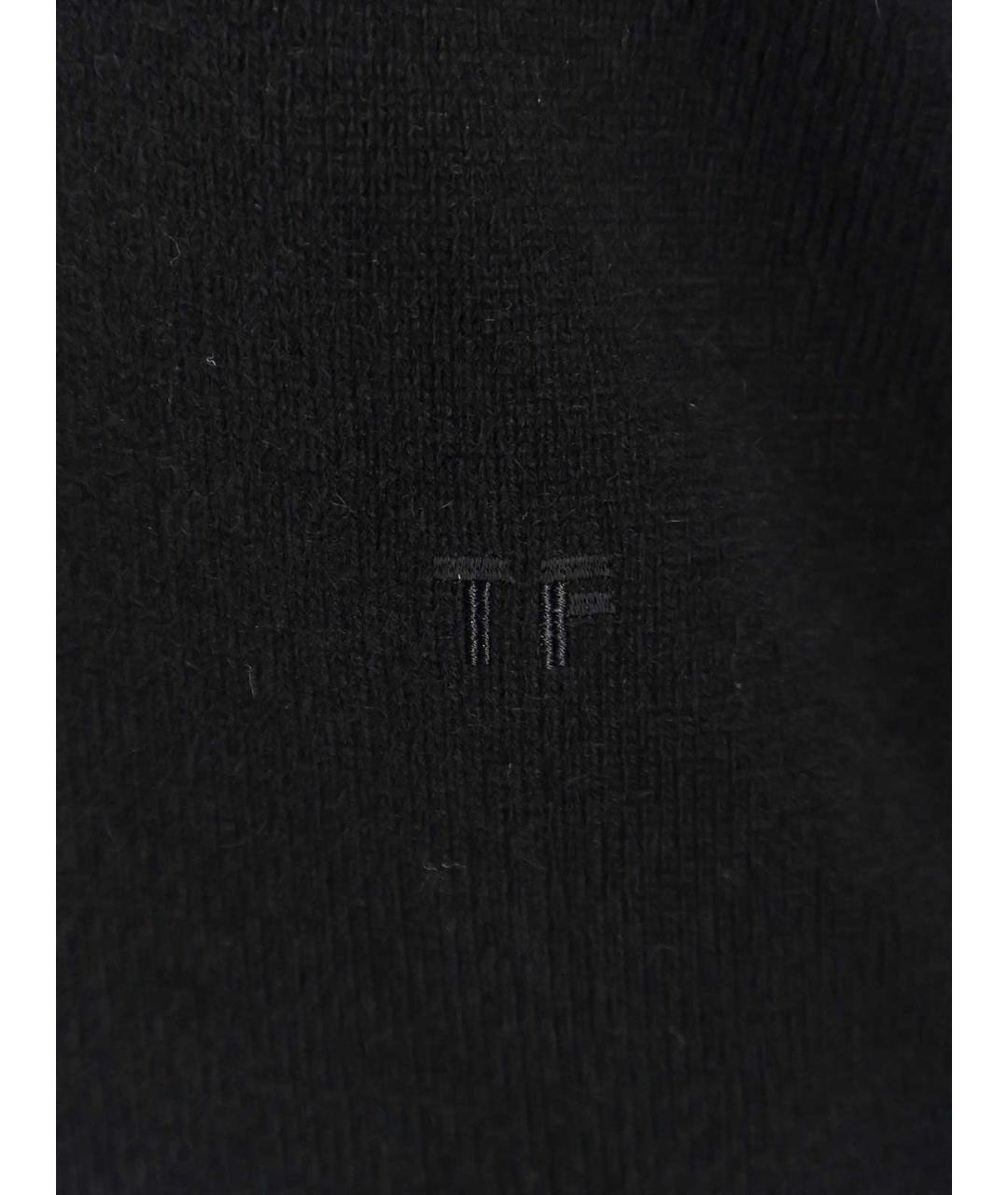 TOM FORD Черный кашемировый джемпер / свитер, фото 3