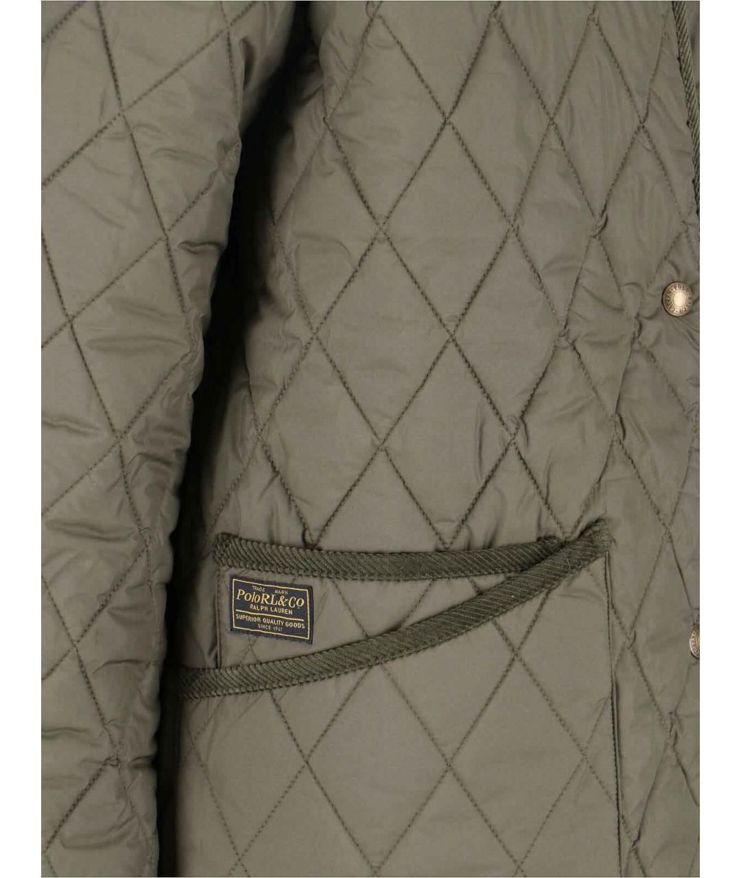 POLO RALPH LAUREN Зеленая бархатная куртка, фото 4