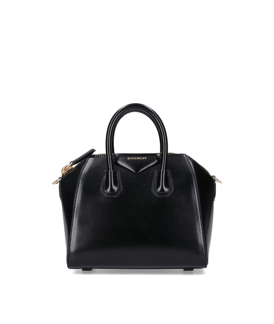 GIVENCHY Черная кожаная сумка тоут, фото 1
