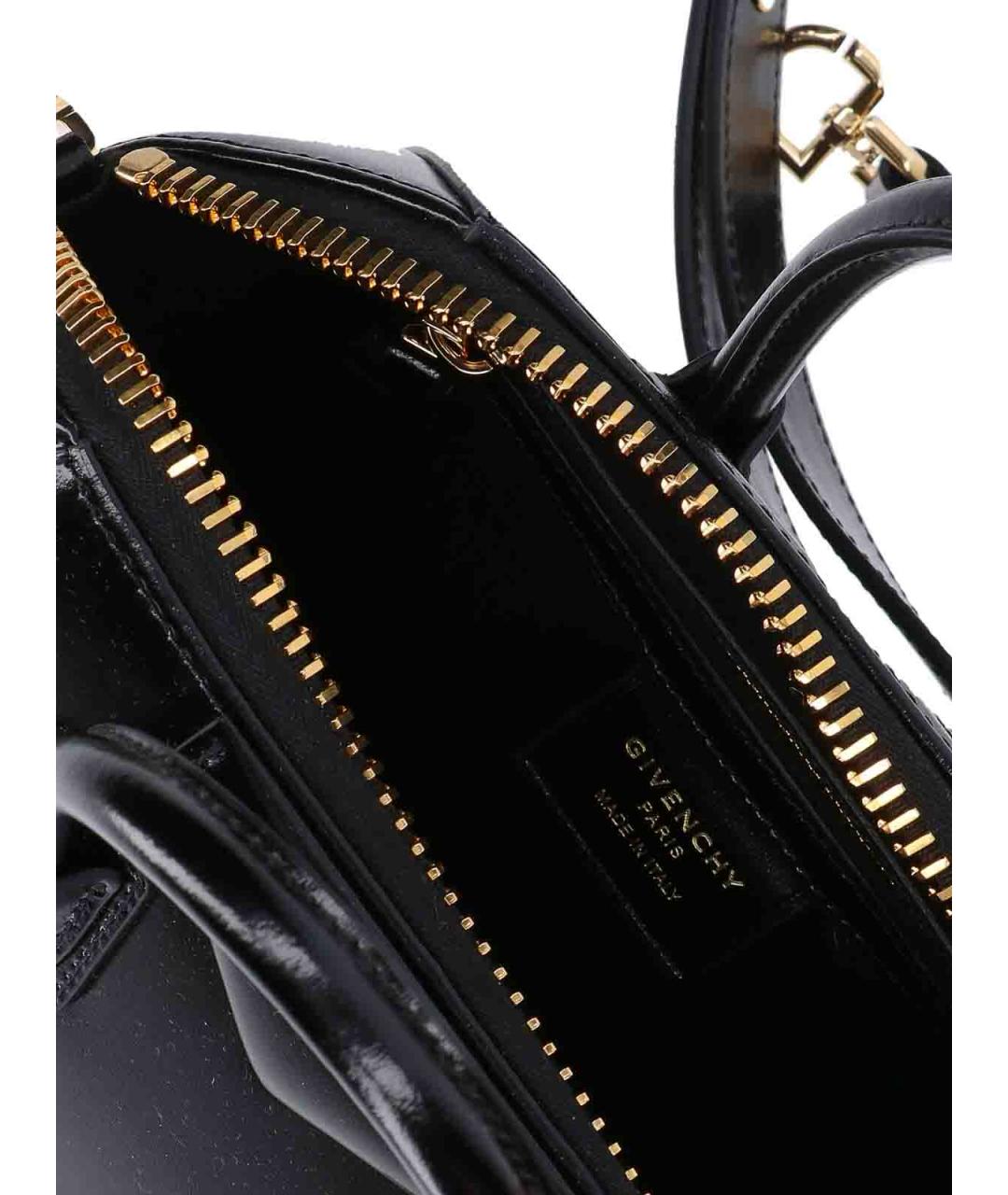 GIVENCHY Черная кожаная сумка тоут, фото 4