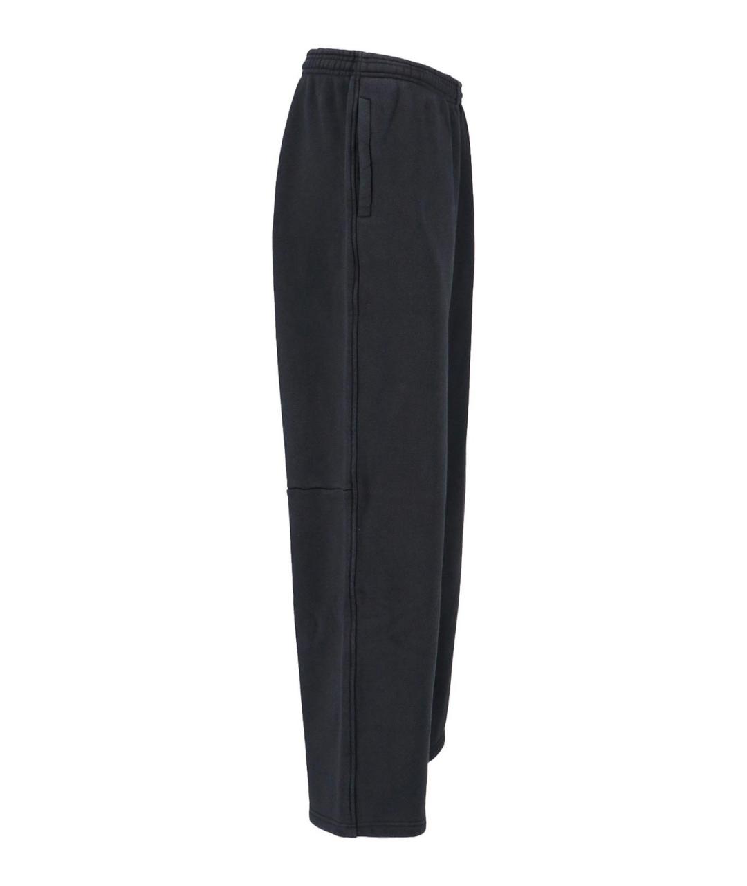 ALEXANDER WANG Черные хлопковые брюки широкие, фото 3