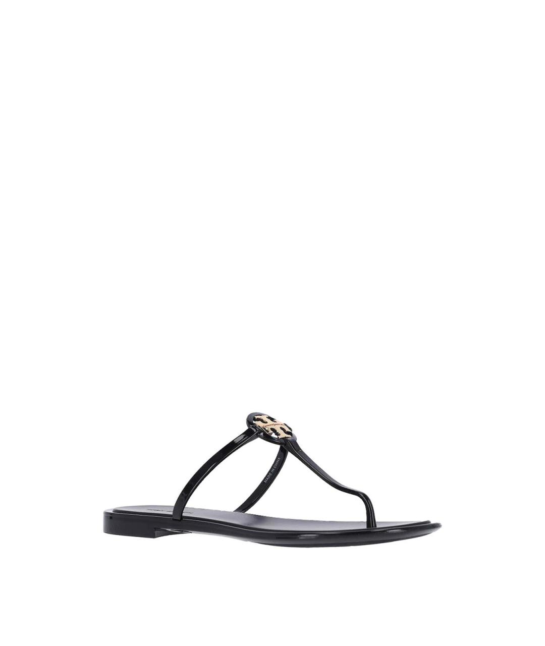 TORY BURCH Черные резиновые сандалии, фото 2
