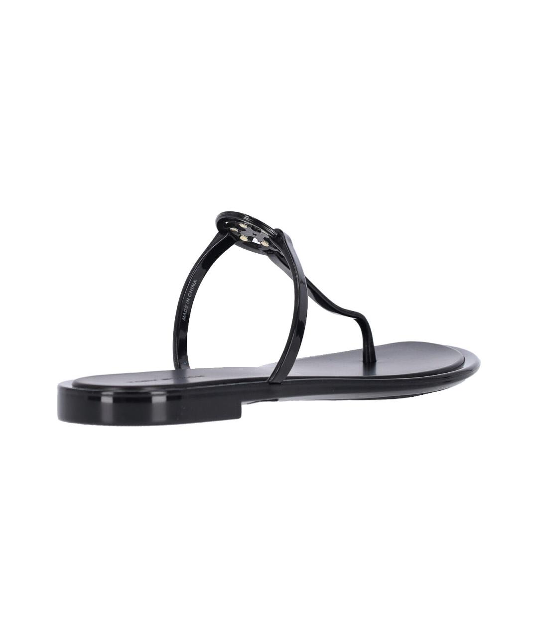 TORY BURCH Черные резиновые сандалии, фото 4
