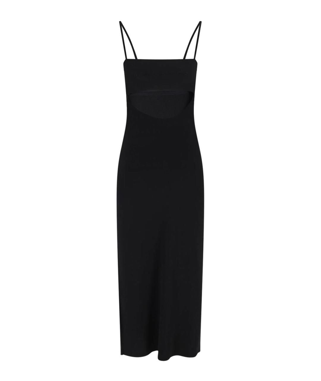 ALEXANDER WANG Черное вискозное повседневное платье, фото 2