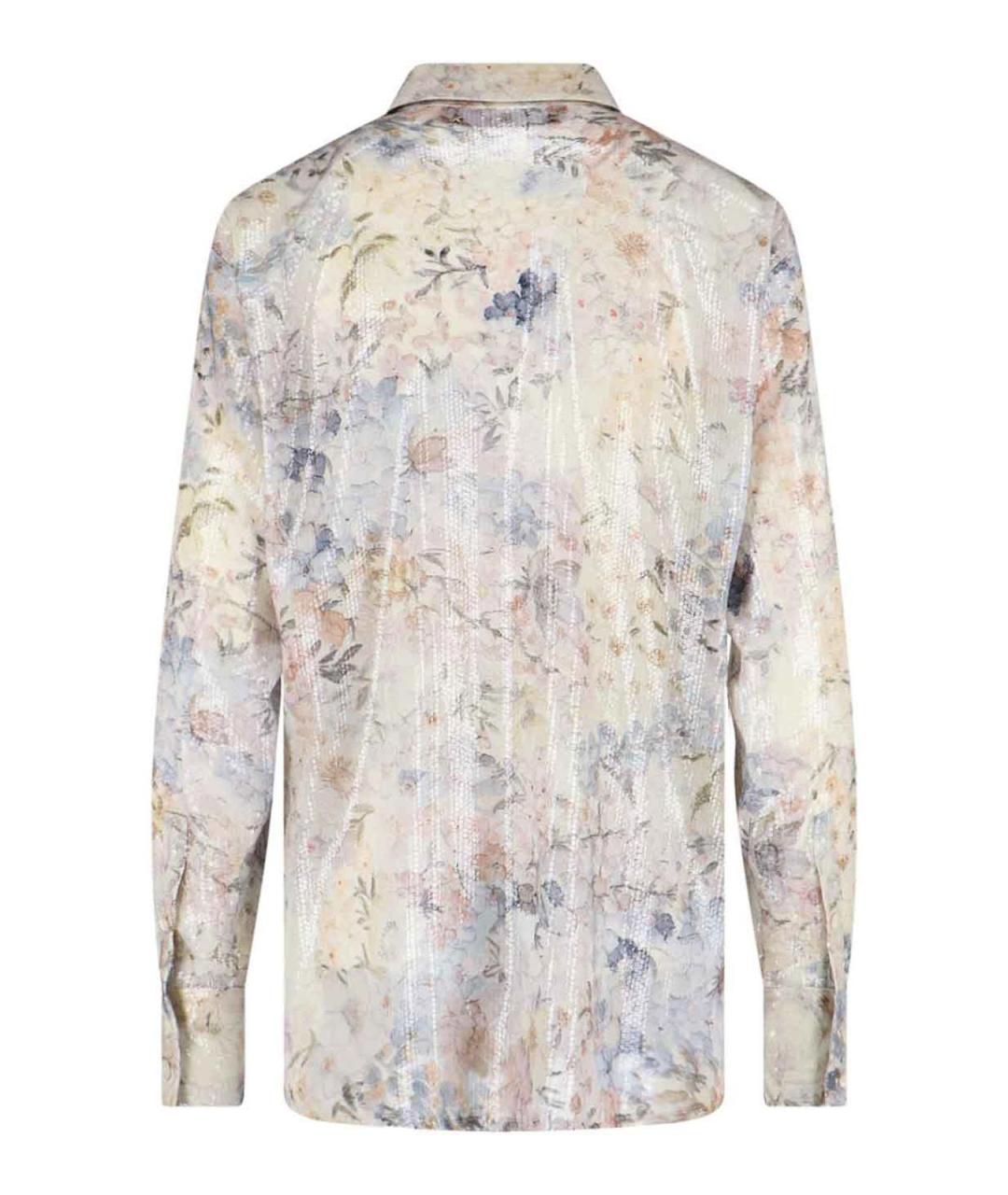 GOLDEN GOOSE Мульти вискозная рубашка, фото 2